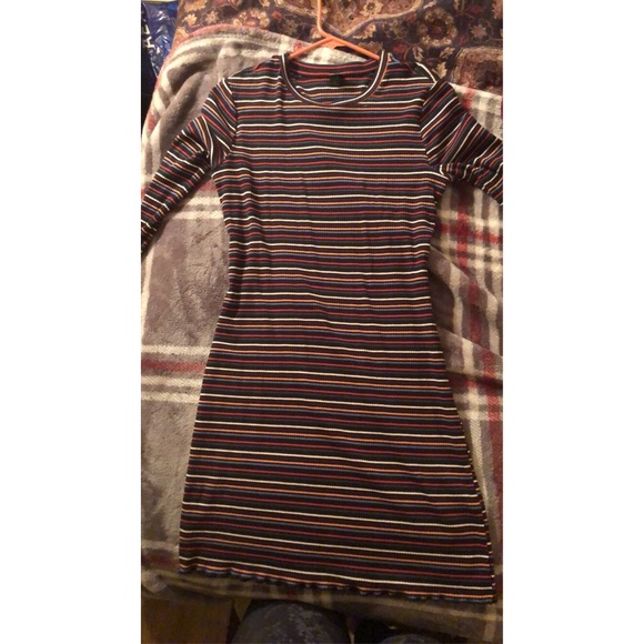 Colored Stripped dress - Picture 1 of 2